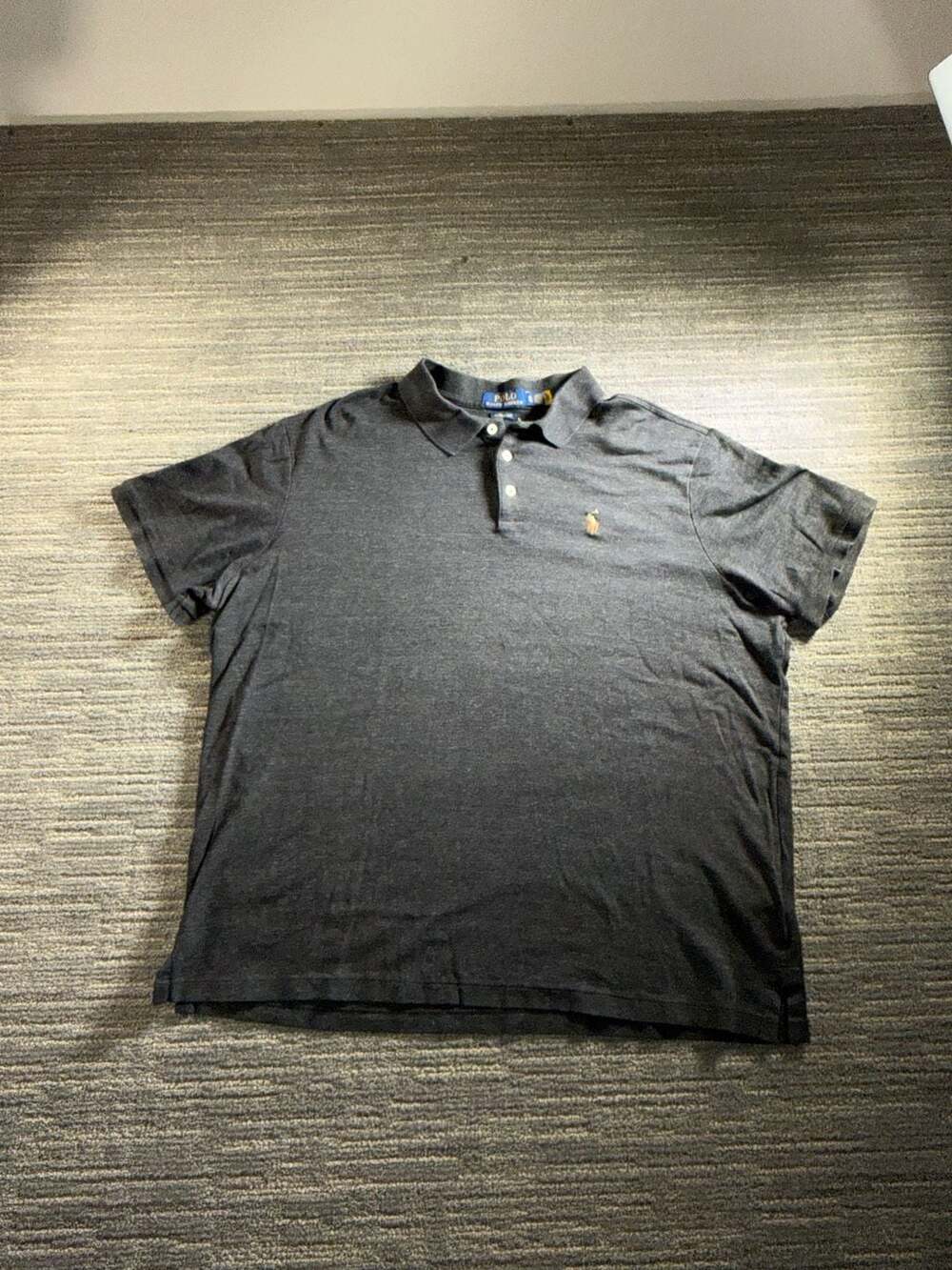 Polo Ralph Lauren Classic Fit Short Sleeve Polo Shirt Grey XL